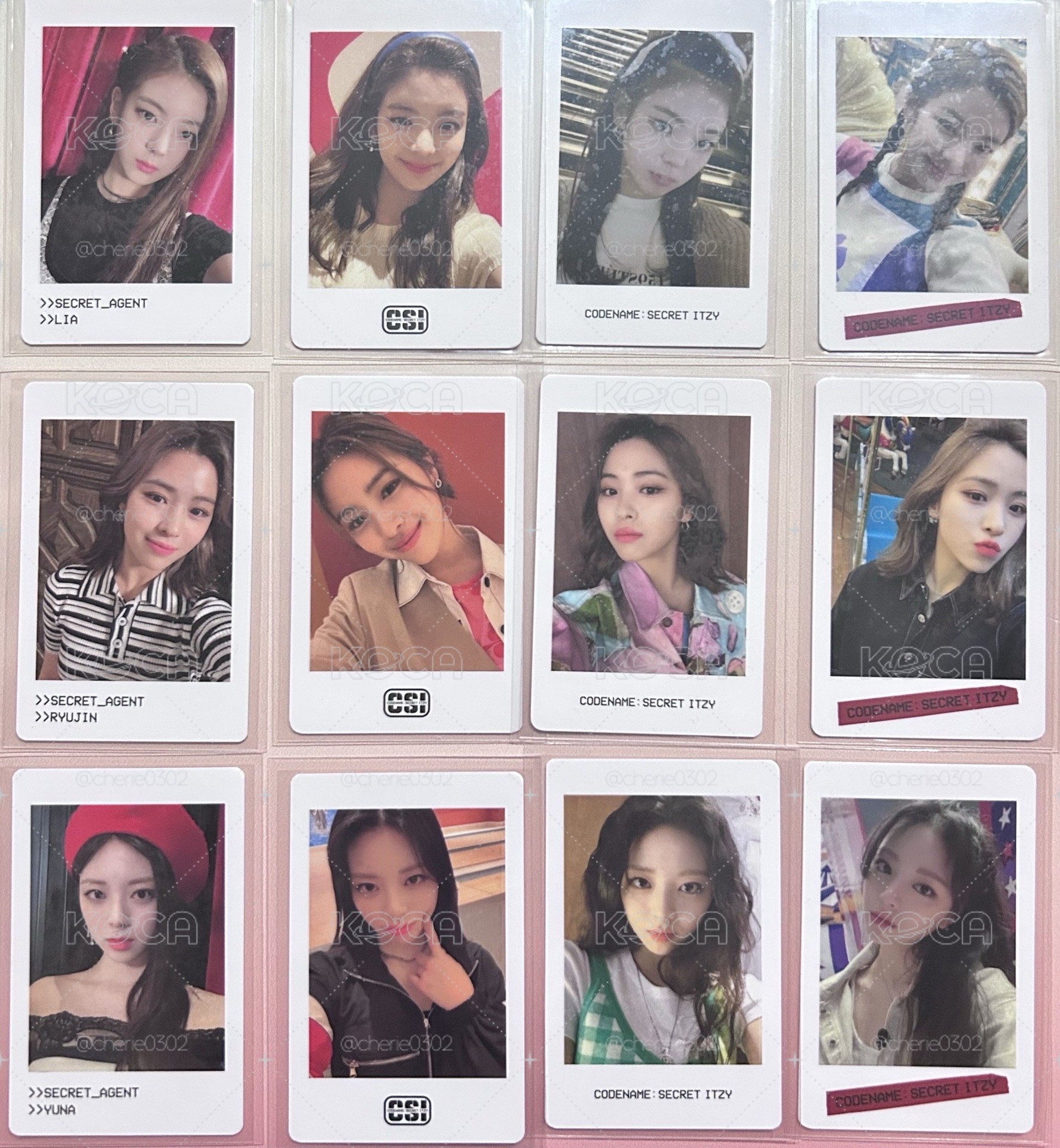 ITZY CSI 隨機卡 Lia 留真 有娜