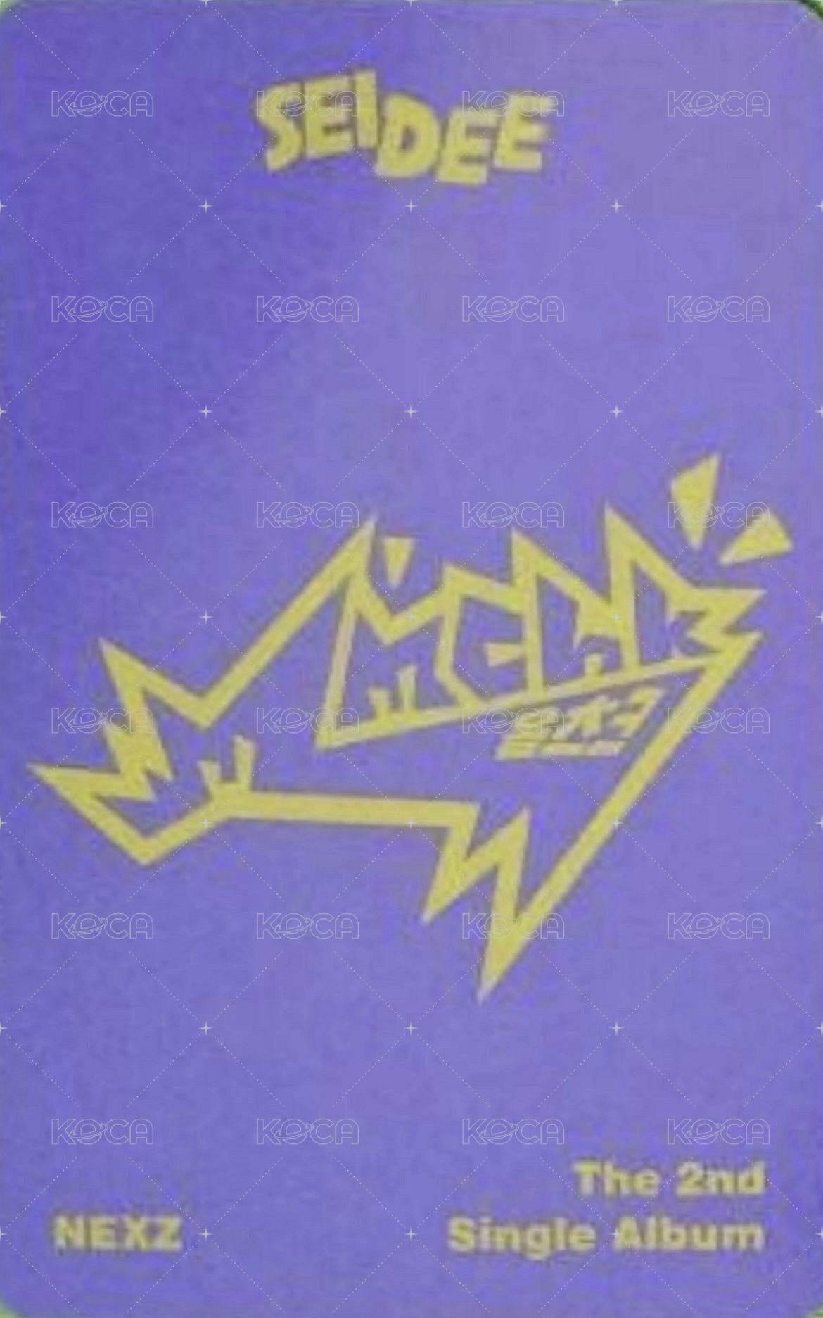 Mmchk NEXZOO Ver. 專輯卡 娃卡 背面