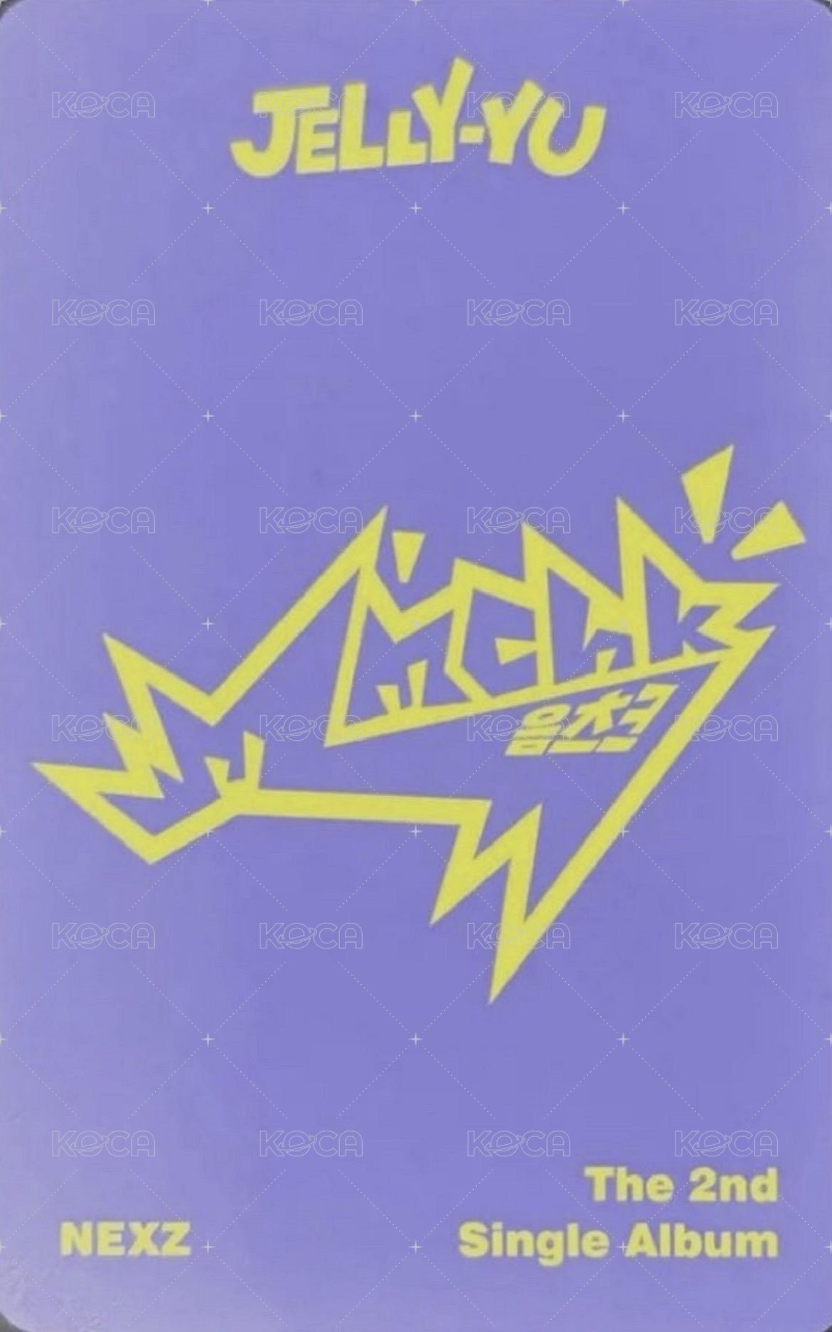 Mmchk NEXZOO Ver. 專輯卡 娃卡 背面