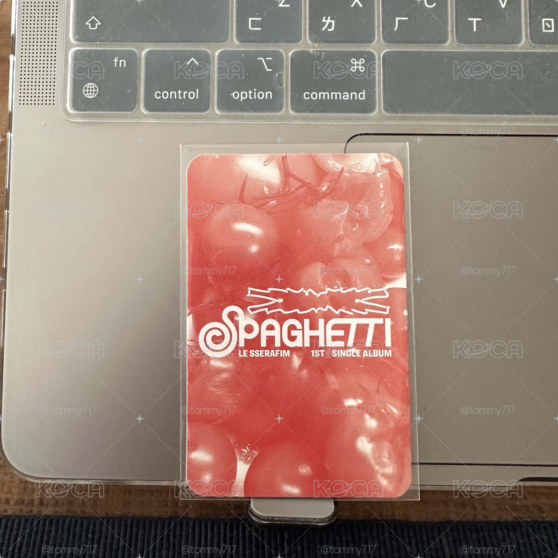 SPAGHETTI 美網限定黑膠 專輯卡  櫻花