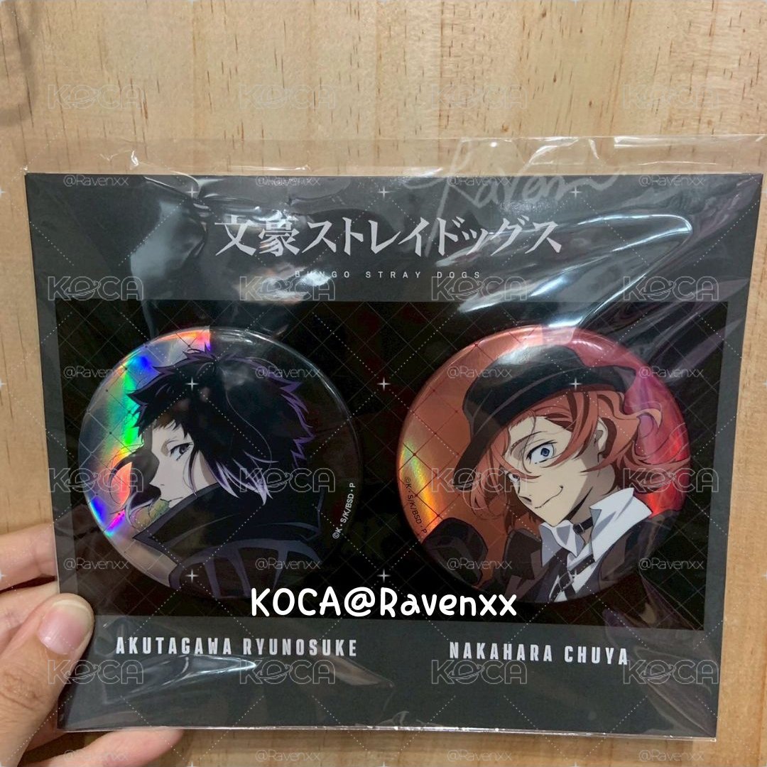 [代友售]👾日版 文豪野犬 鐳射閃亮大徽章套組