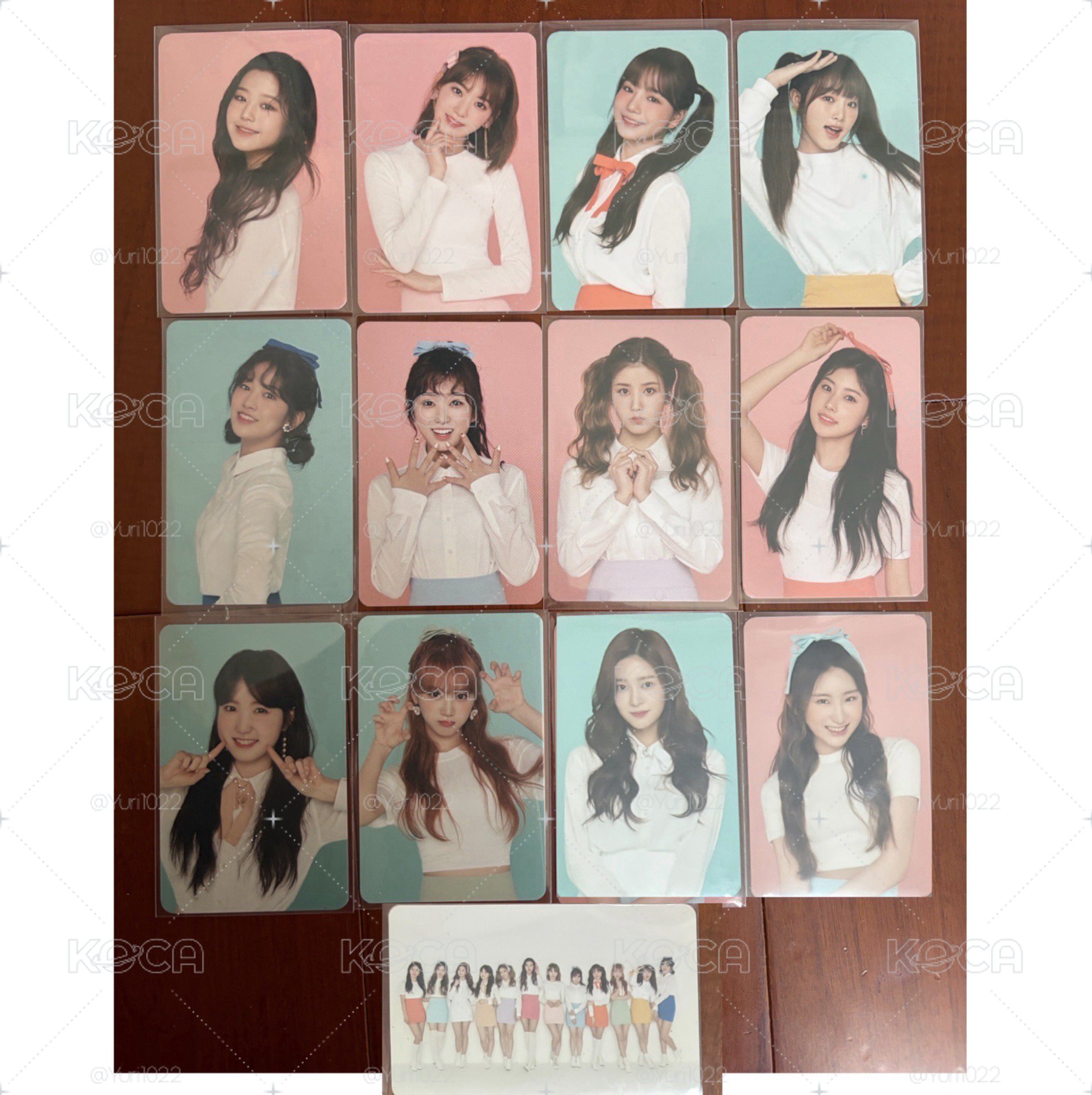 IZ*ONE WIZ*ONE 一期會員 會員禮卡 