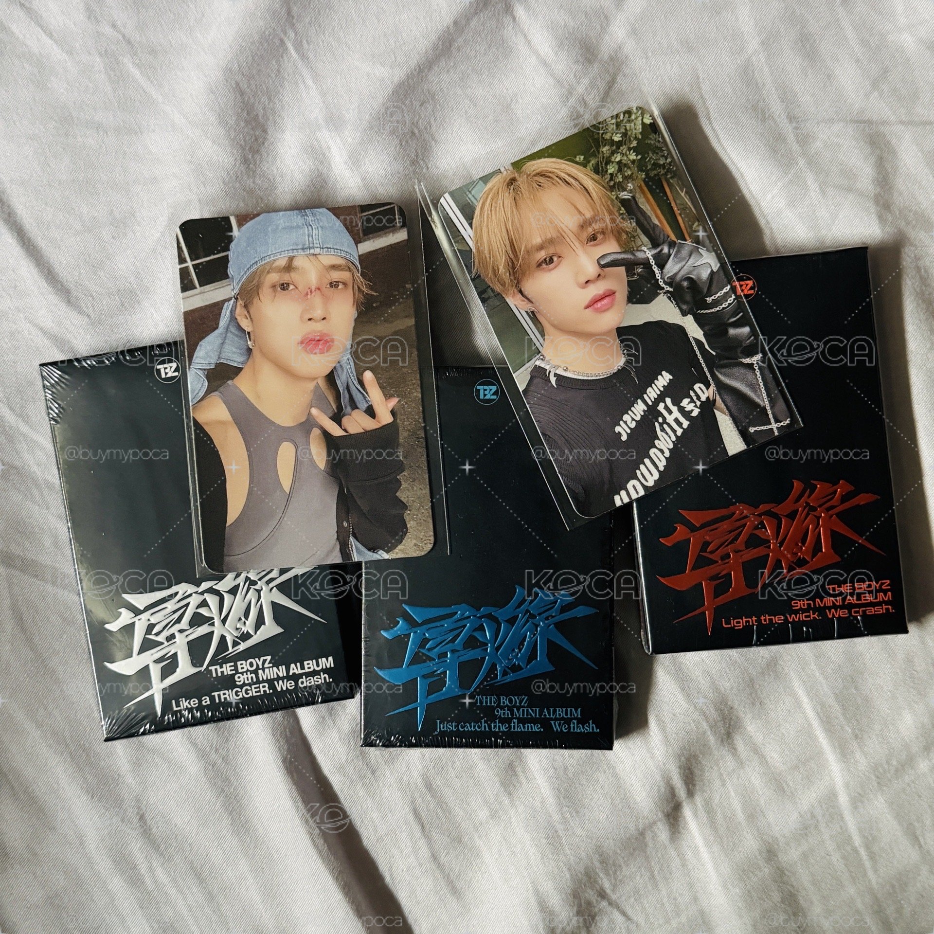 the boyz 金善旴 導火線特典卡 送未拆專