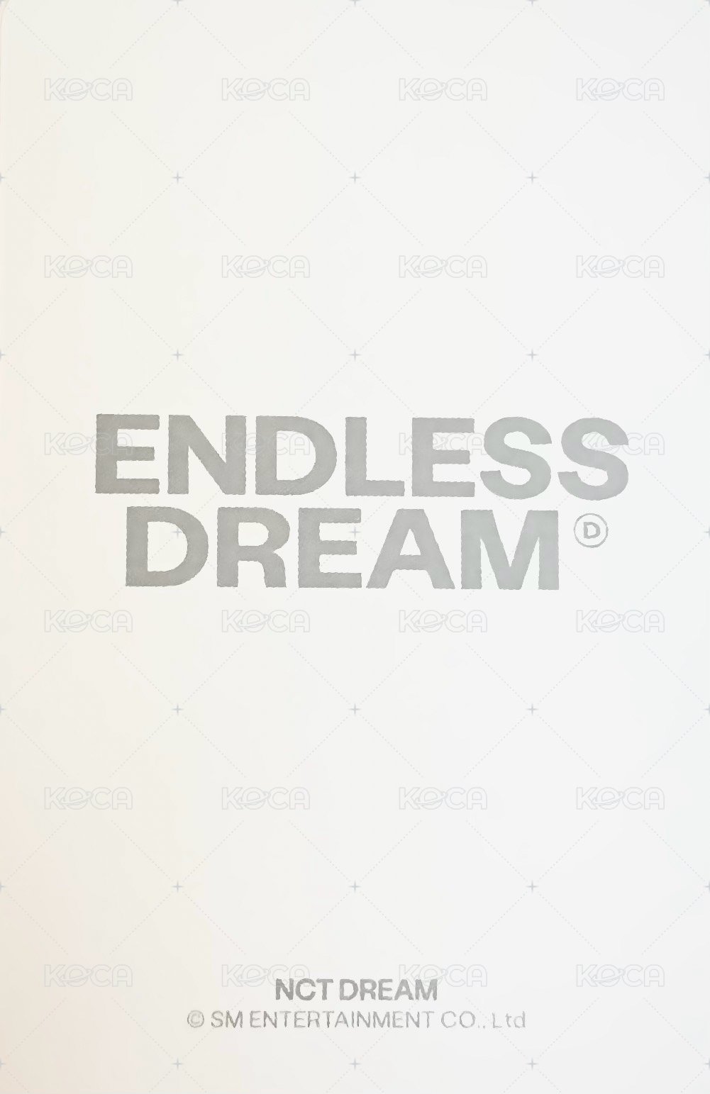 ENDLESS DREAM 周邊卡  背面