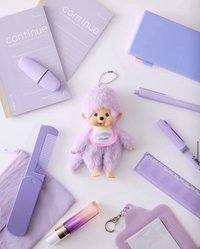 Monchhichi COLORS 系列 紫色 吊娃 