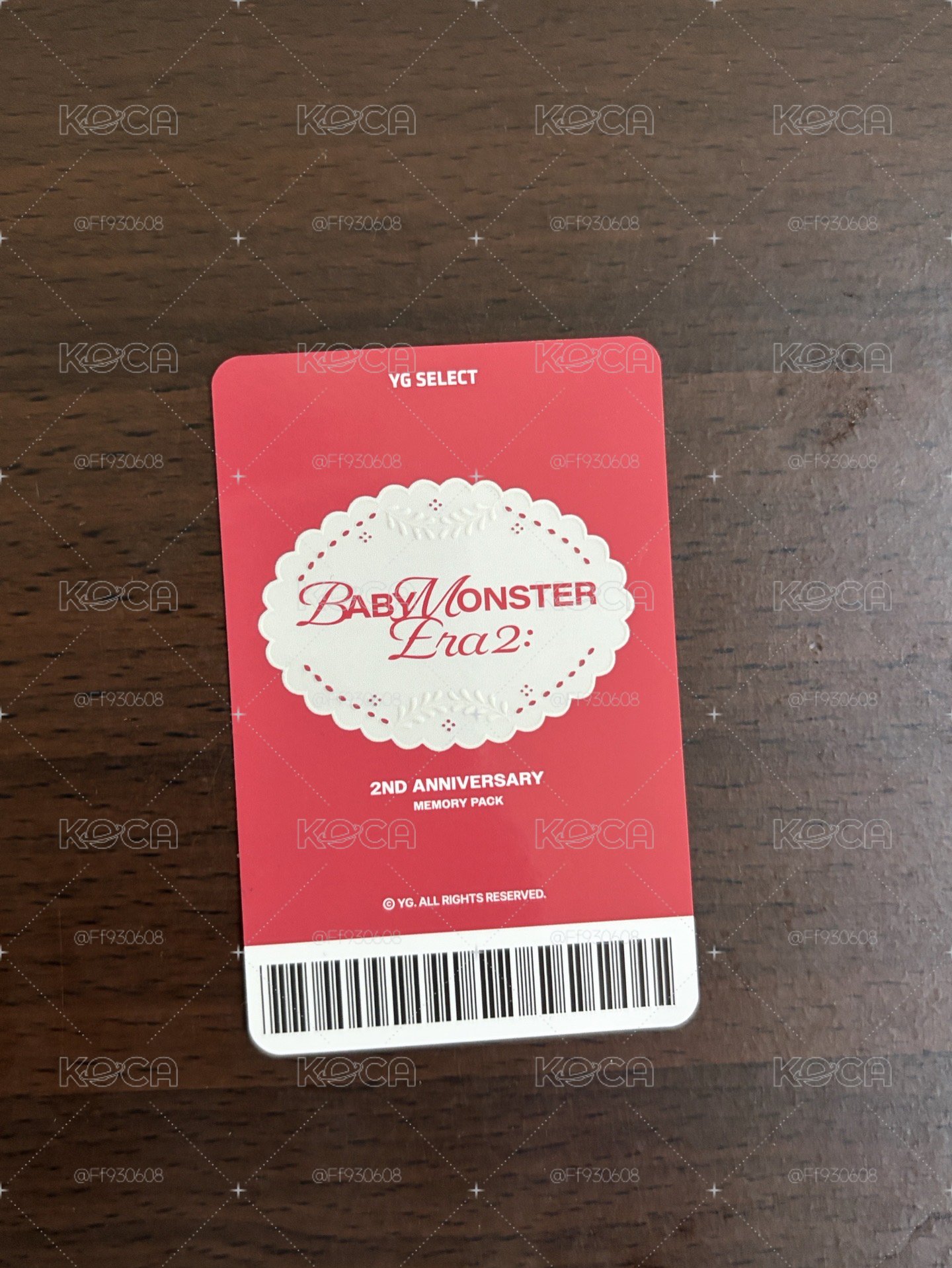 BABYMONSTER ｜兩週年特典｜YG通路｜Ruka
