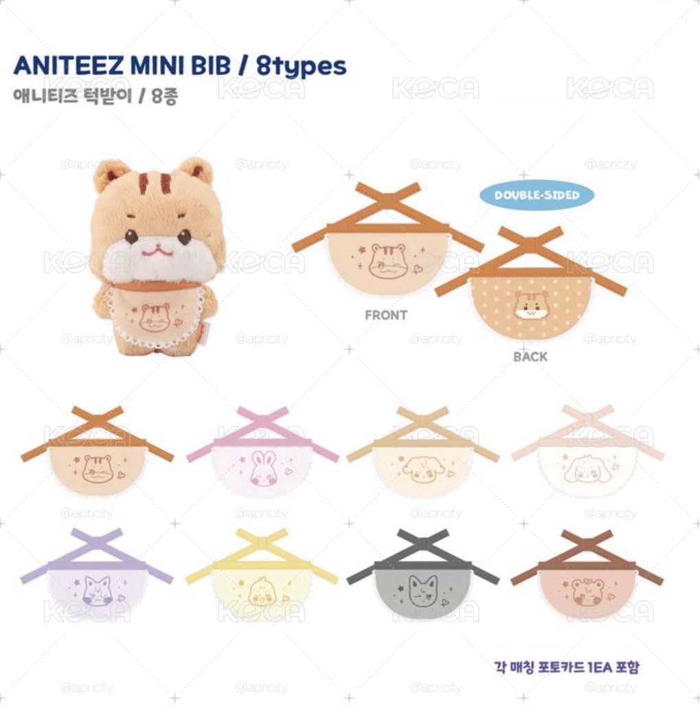 ANITEEZ IN COLOR 娃圍兜兜(含對應小卡)