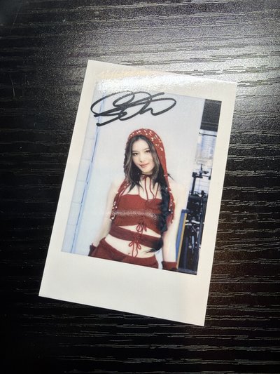 Twice yzy拍立得紗 紅衣紗