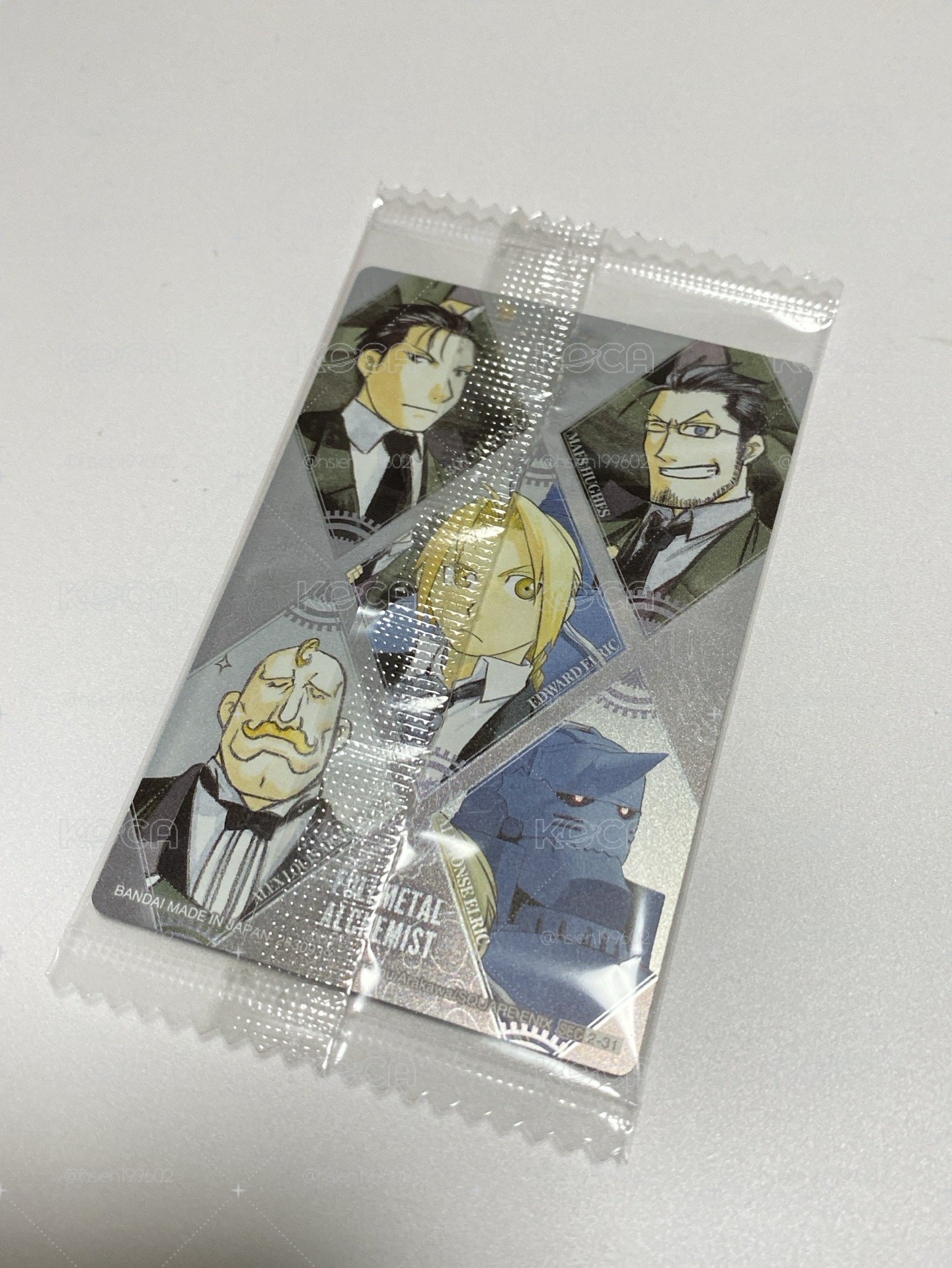 鋼之鍊金術師｜威化餅卡