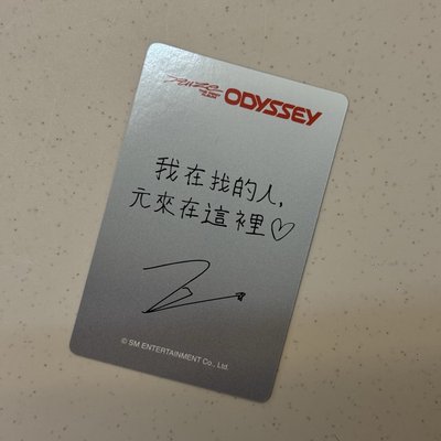 RIIZE ODYSSEY km 台北簽售卡 