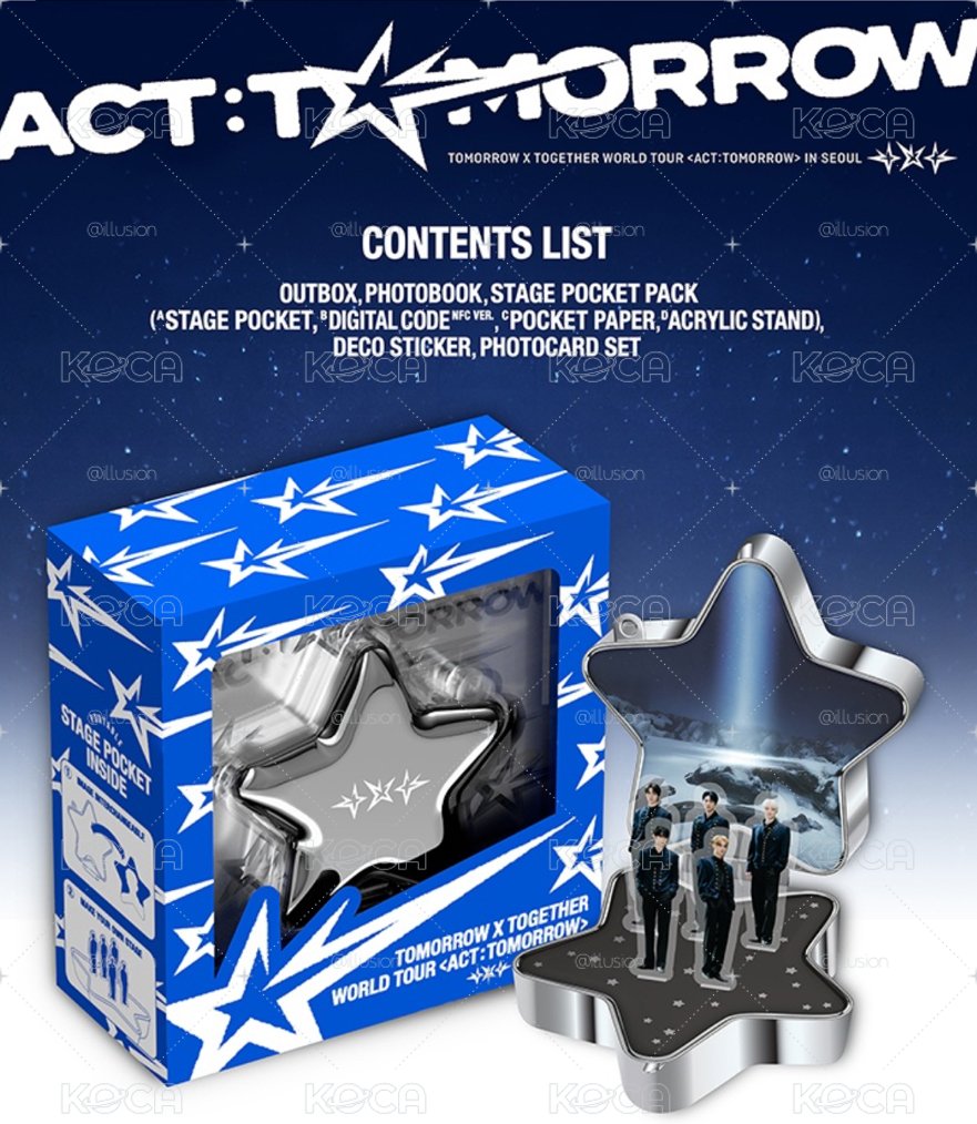 「WVS特典」TXT <ACT : TOMORROW> IN SEOUL 數位DVD 回憶錄