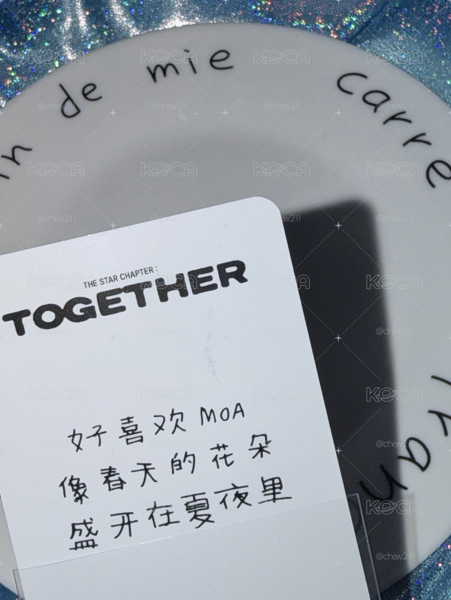 好喜歡MOA 像春天的花朵盛開在夏夜裡