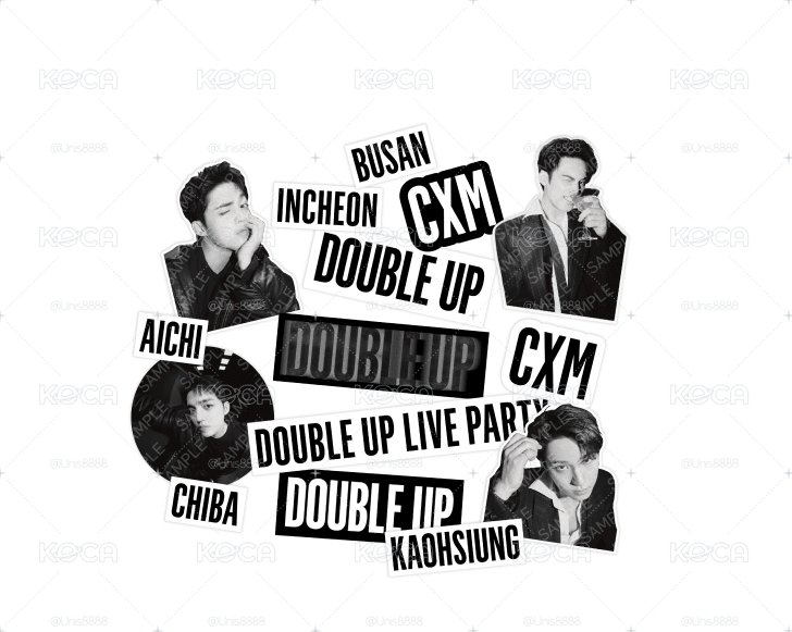 CxM DOUBLE UP 貼紙組