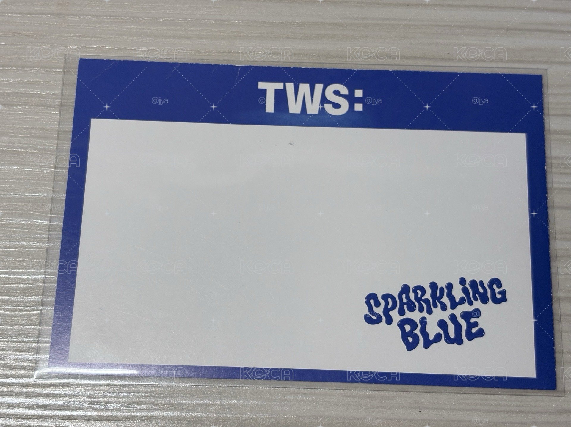 Tws 韓振 迷一 明信片（損較大）