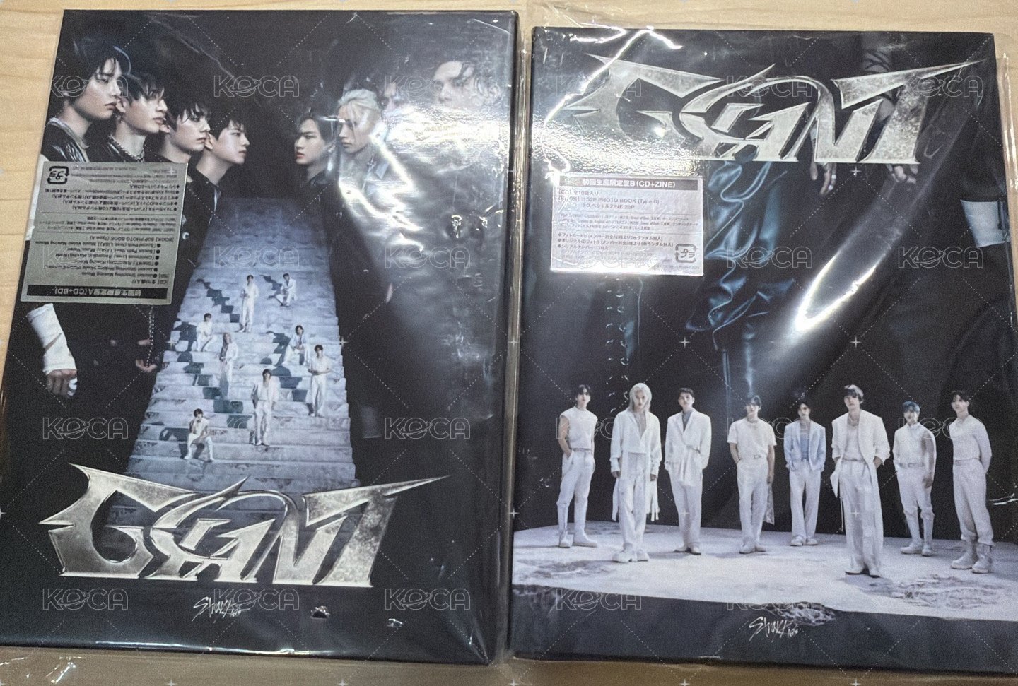 GIANT初回A(CD)+B版(CD+BD空專配置都在不含小卡)