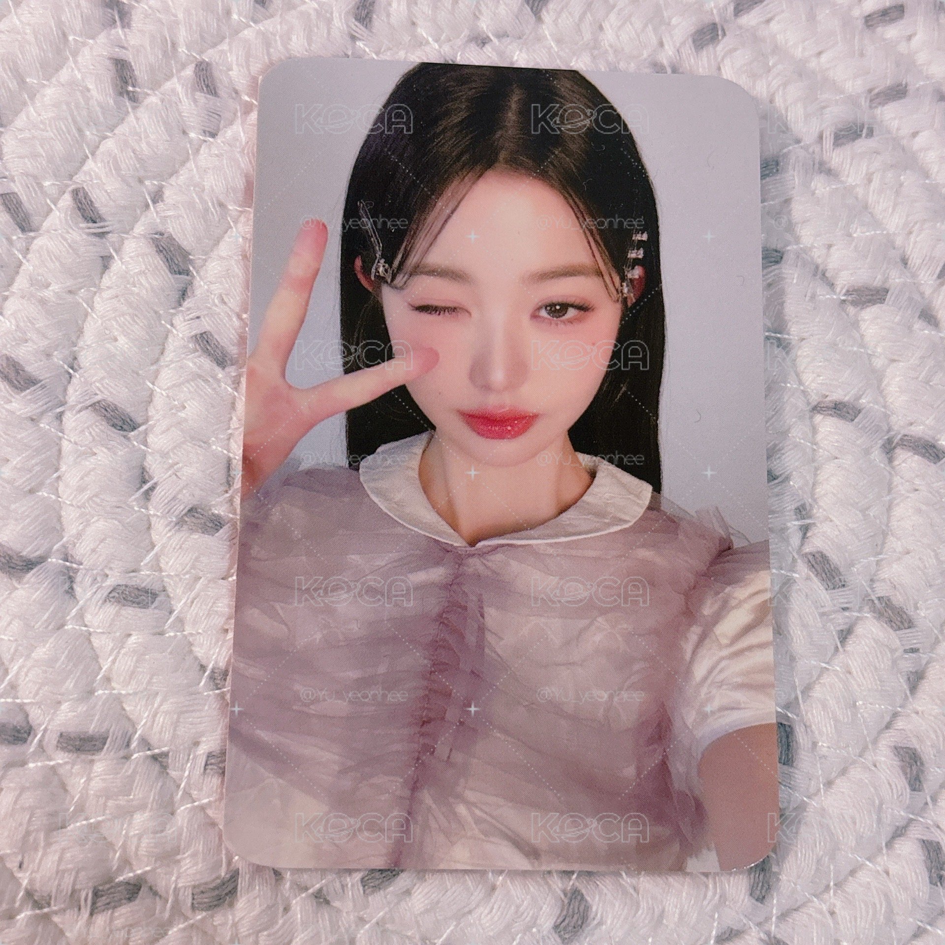 Wonyoung 張員瑛 AMUSE 代言卡9.0