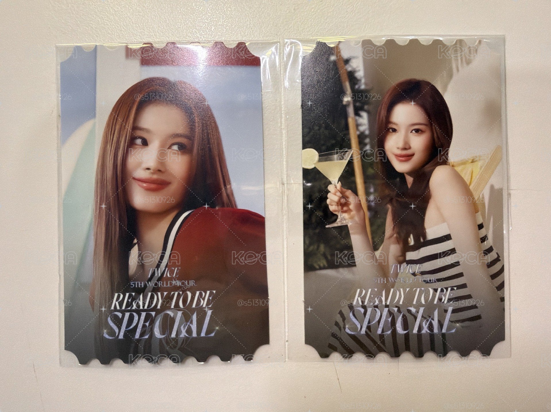 現貨速出❤️‍🔥TWICE 五巡 sana 紗 RTB 一番賞 燙金燙銀 票卡 周邊卡 