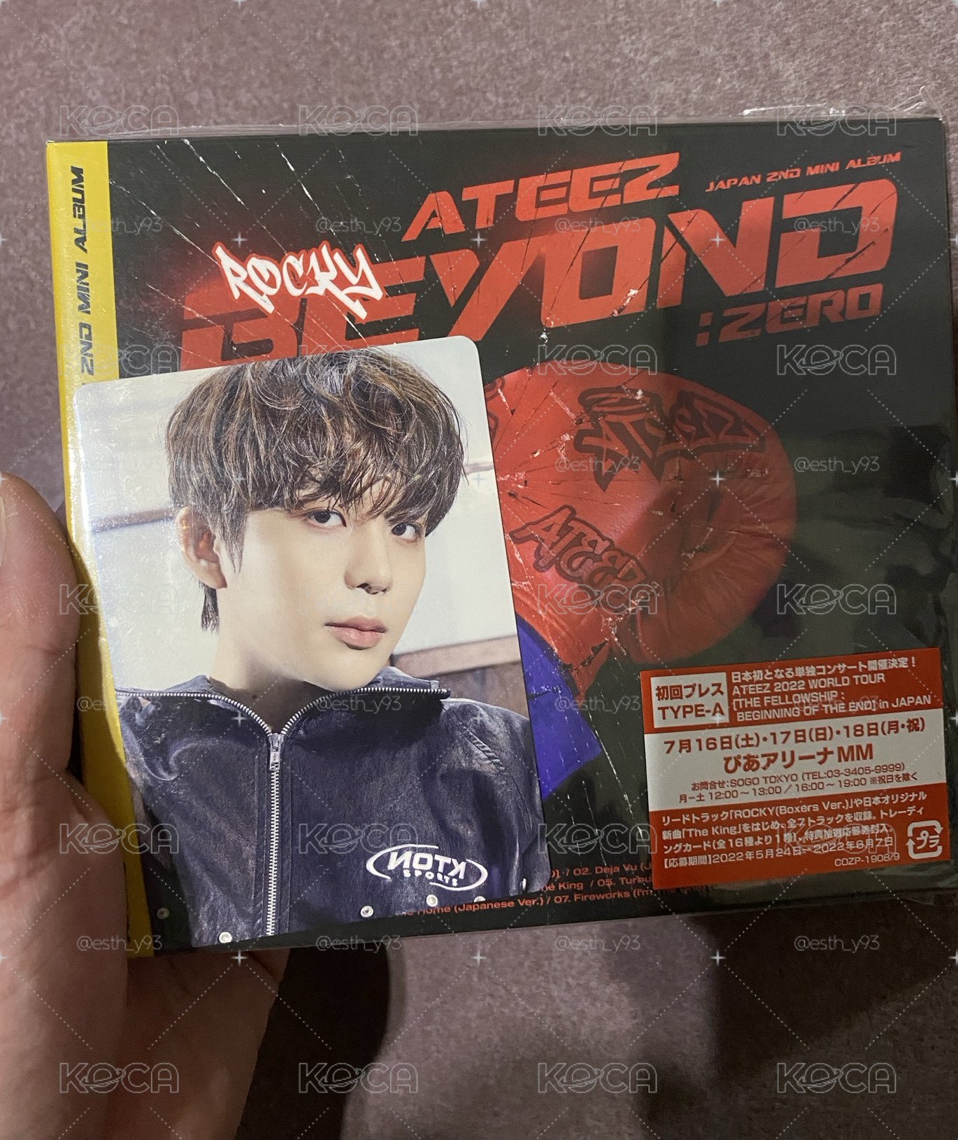 日專Beyond+鍾浩小卡