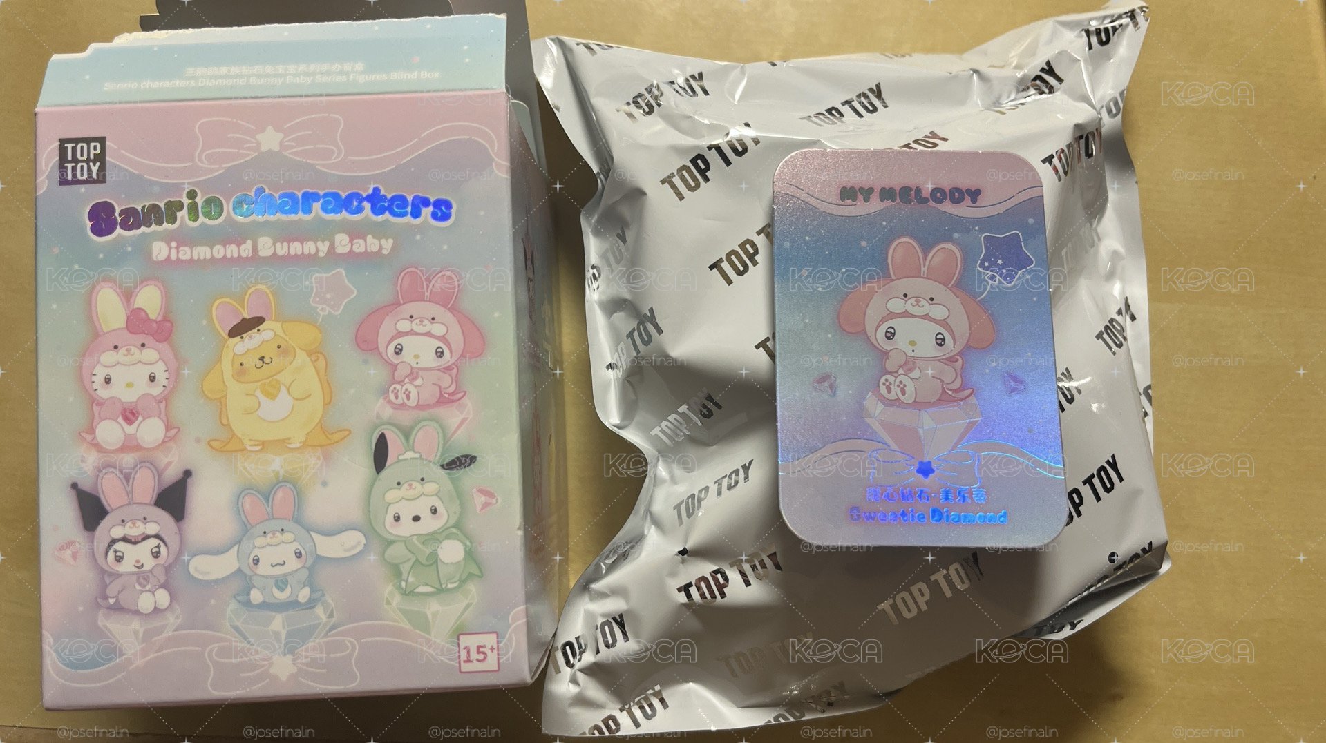 三麗鷗家族 鑽石兔盲盒 美樂蒂