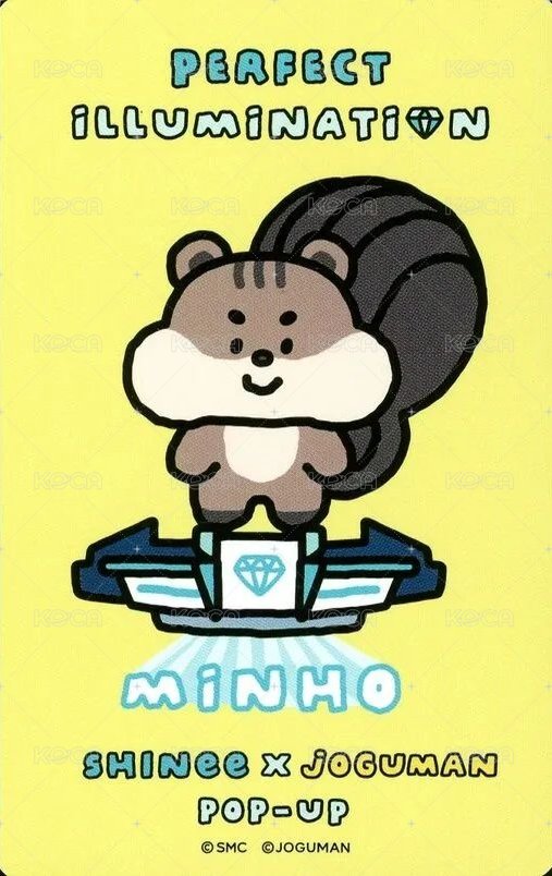 SHINee X JOGUMAN 隨機卡  背面