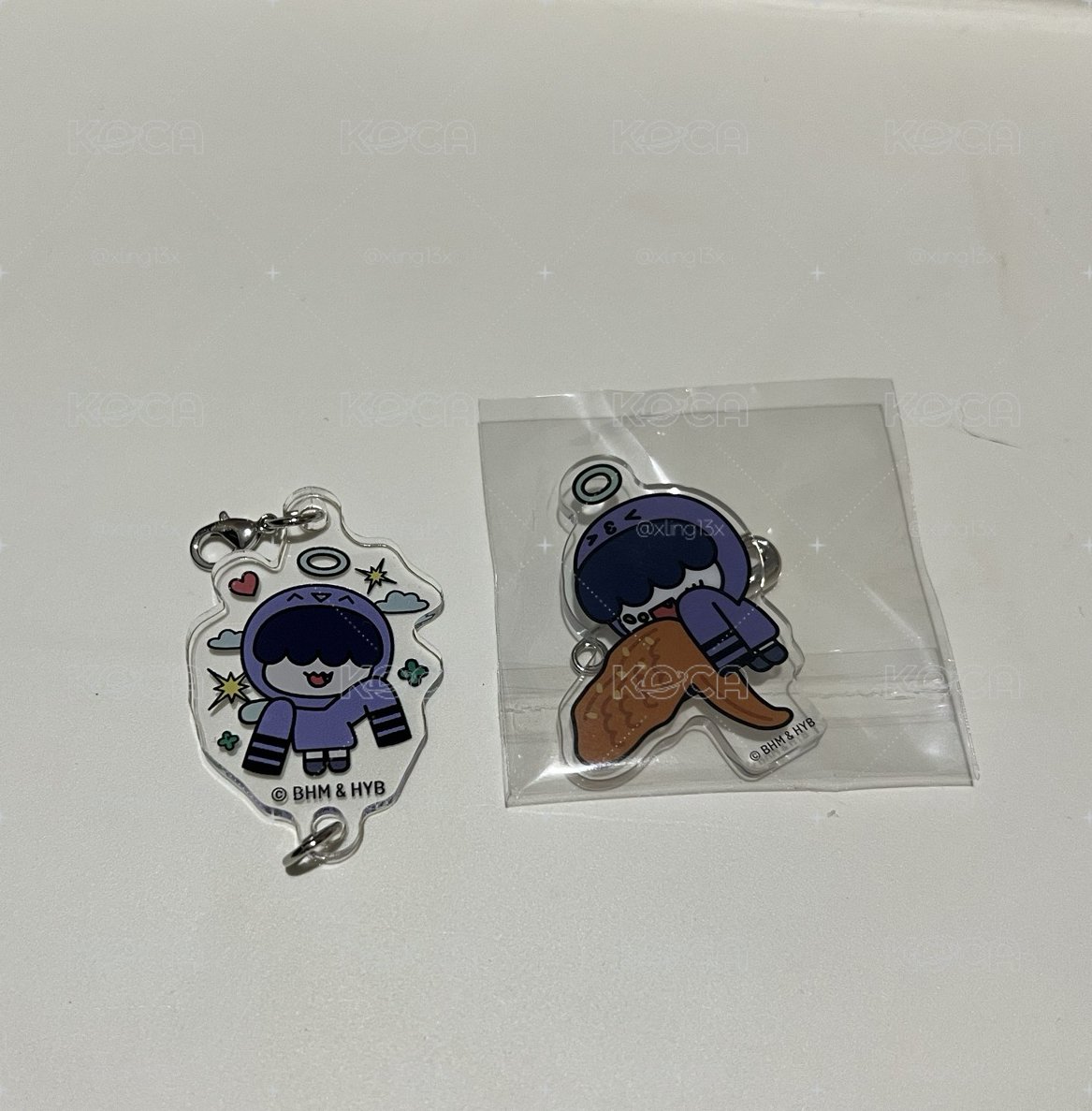 🐧 哼呀寧 咖啡廳吊飾+ 愛知雞翅徽章 