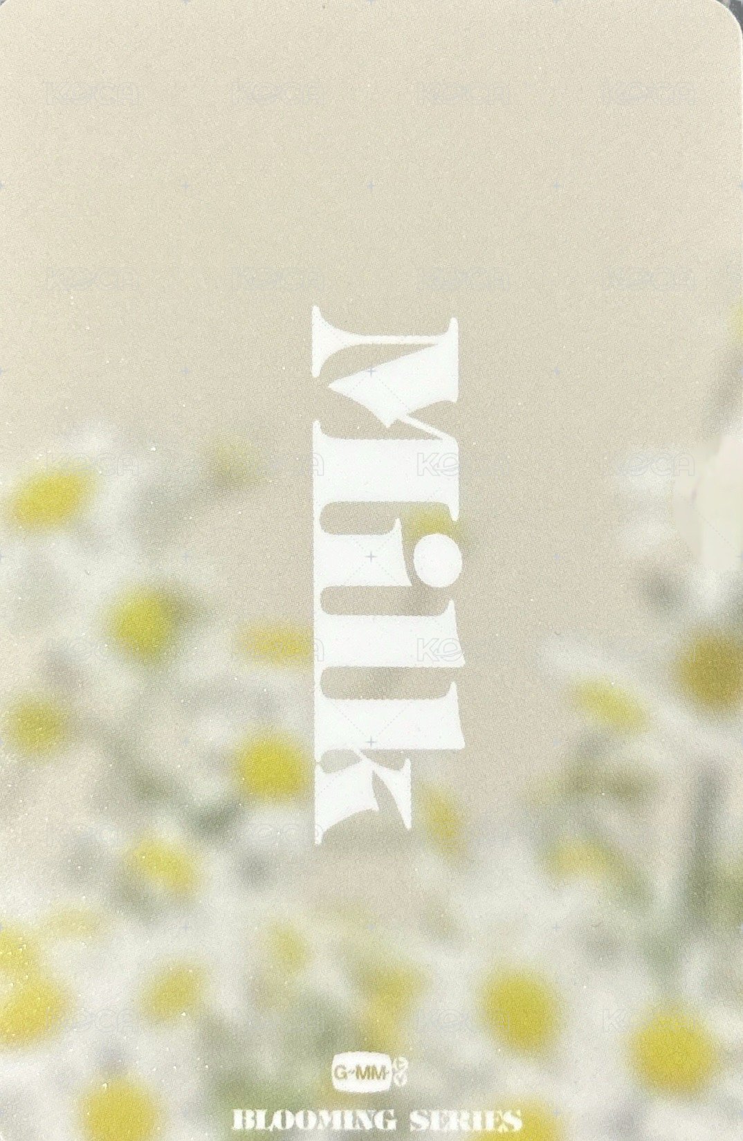 23.5 BLOOMING SERIES 周邊卡 MILK 背面
