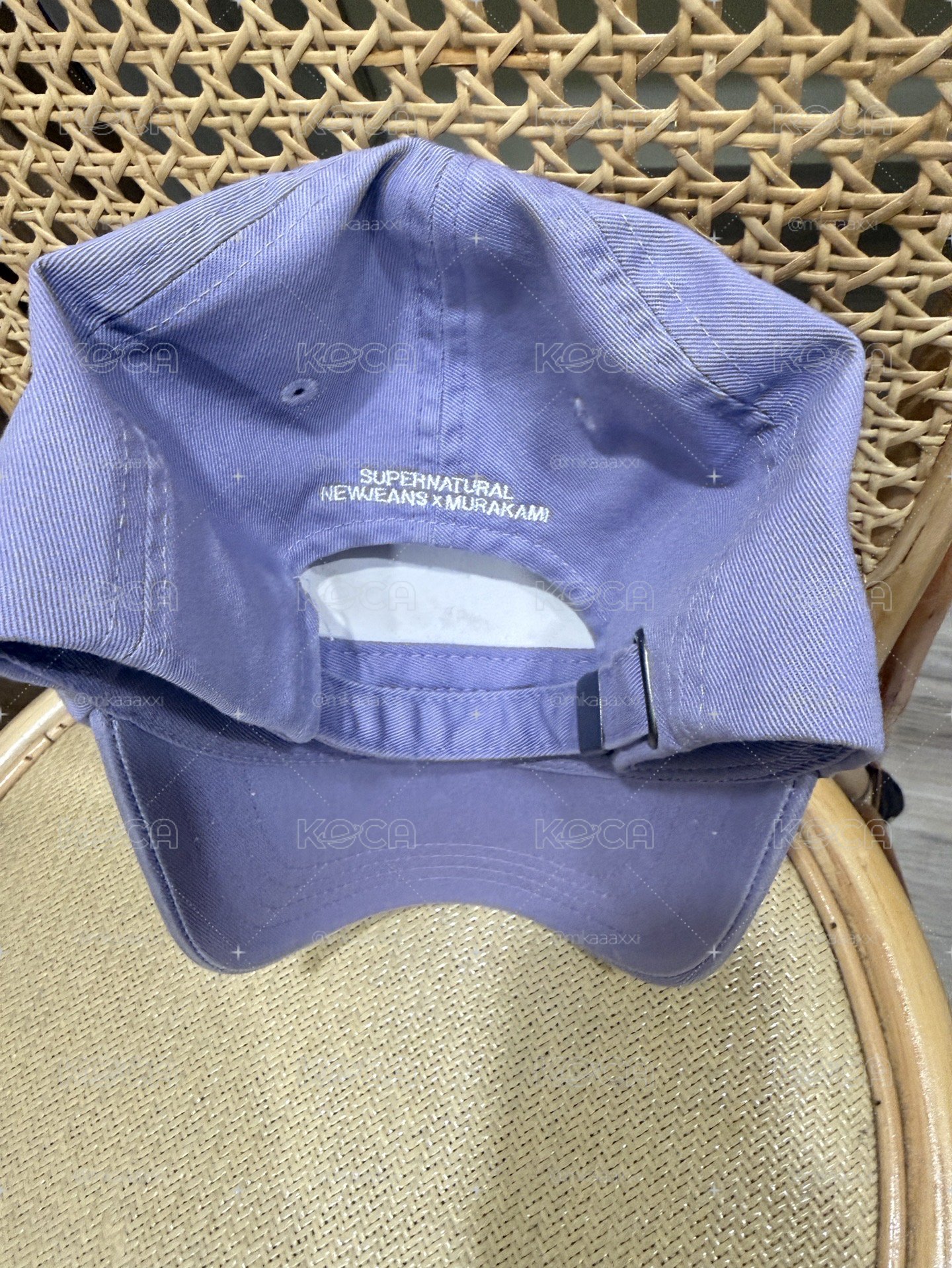 NewJeans X 村上隆 聯名 Supernatural 帽子 紫色