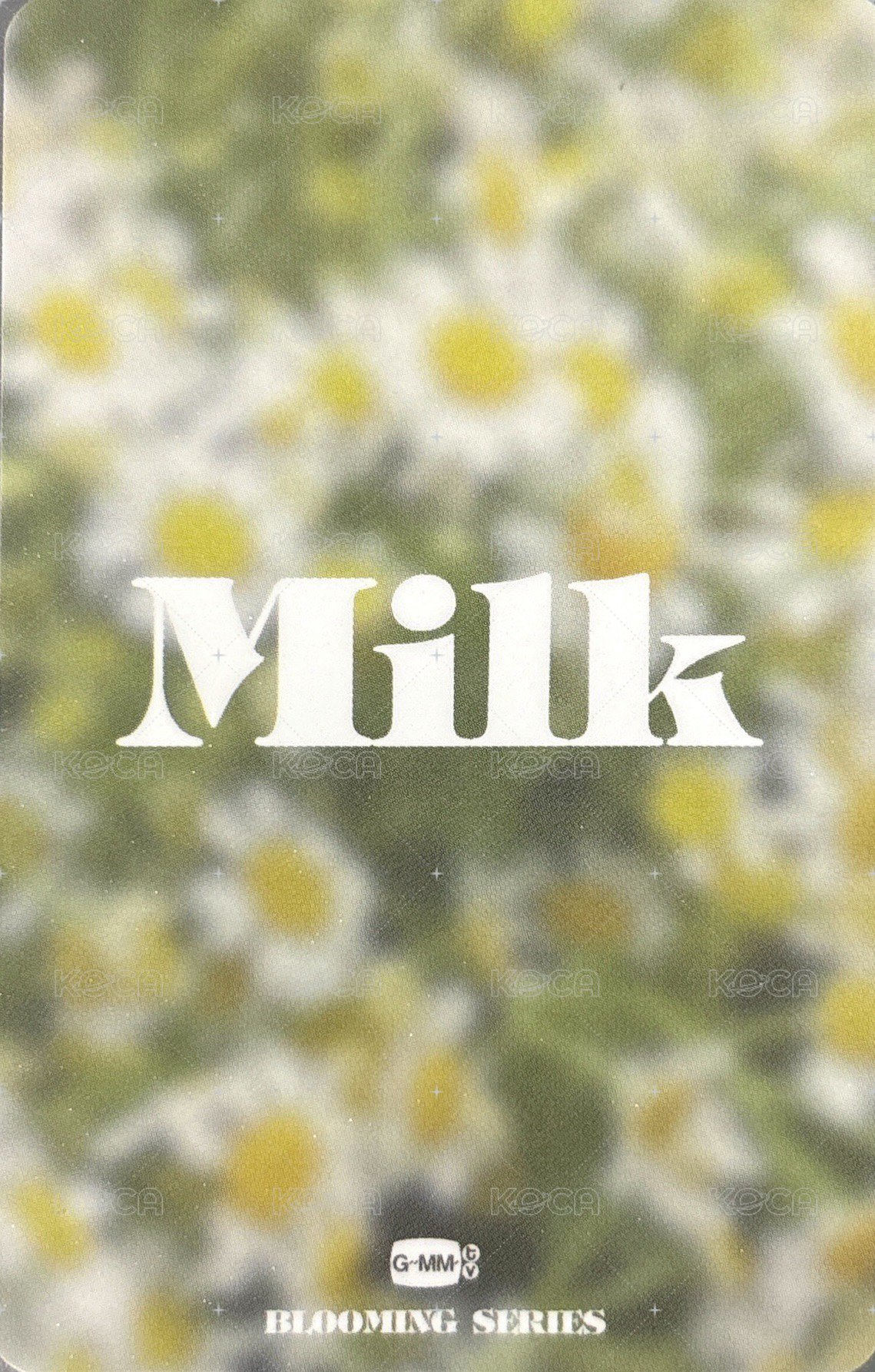 23.5 BLOOMING SERIES 周邊卡 MILK 背面