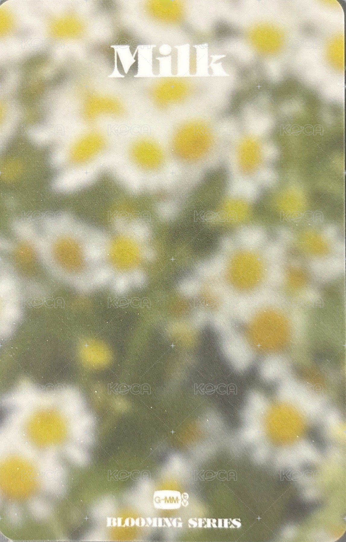 23.5 BLOOMING SERIES 周邊卡 MILK 背面