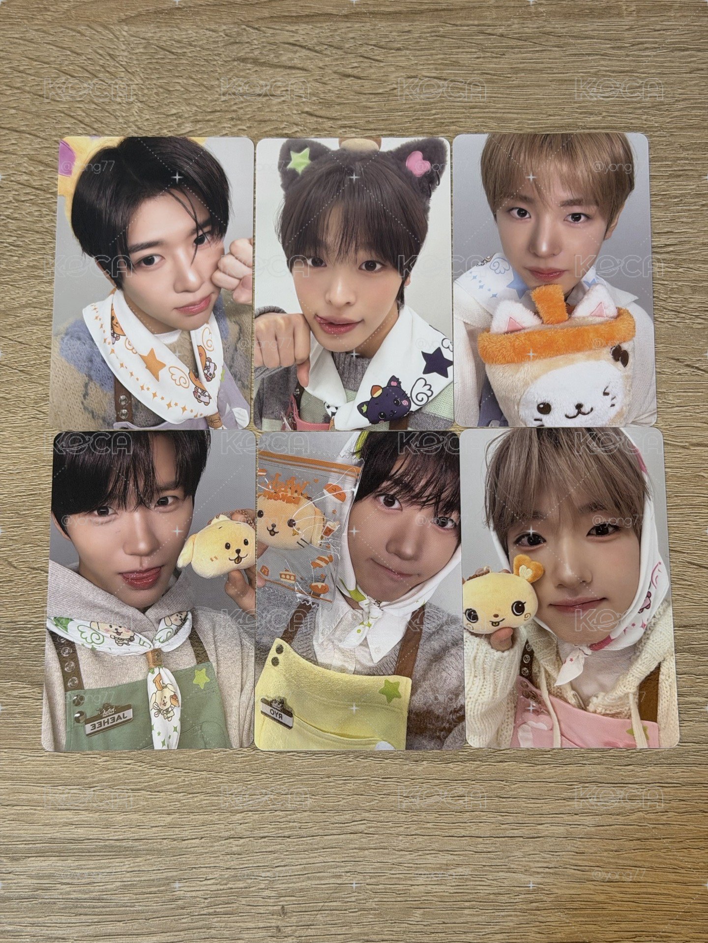NCT Wish 烘焙店 滿額卡一套