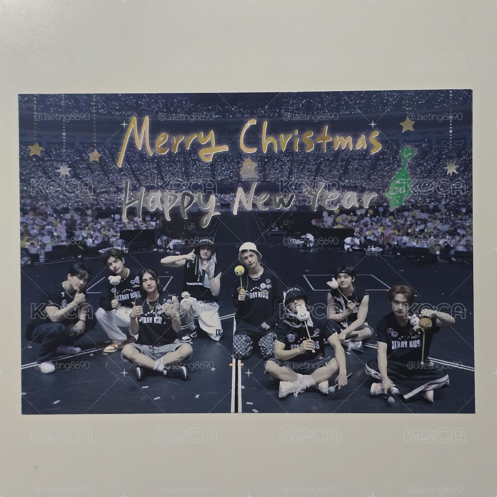 Stray Kids 日本FC 付費會員專屬聖誕賀卡2023年款