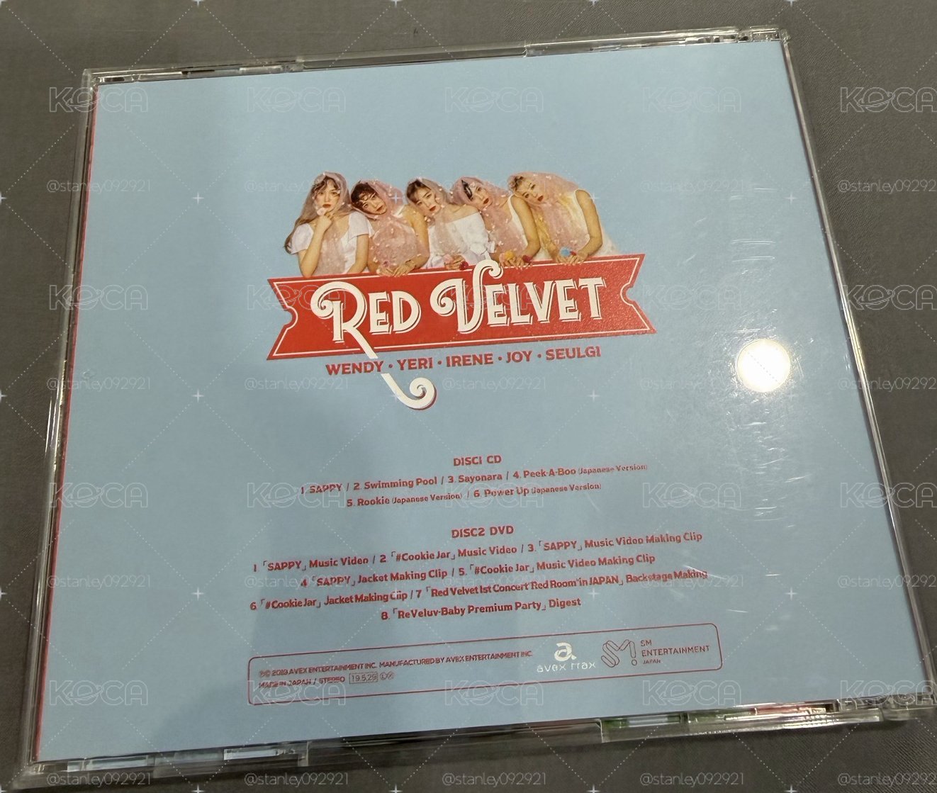 red velvet sappy 日專