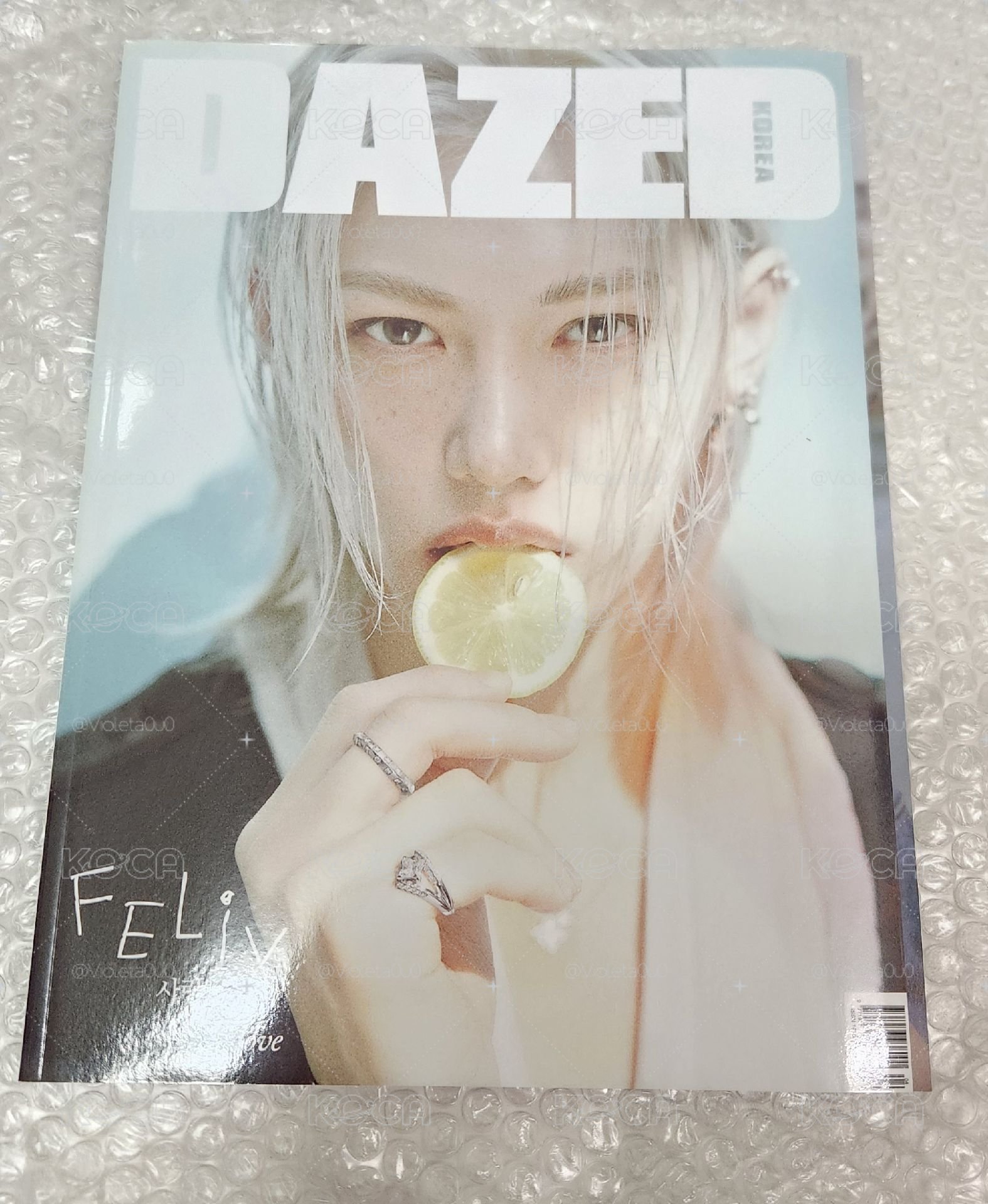 Dazed Korea 2026四月號雜誌 Felix封面人物