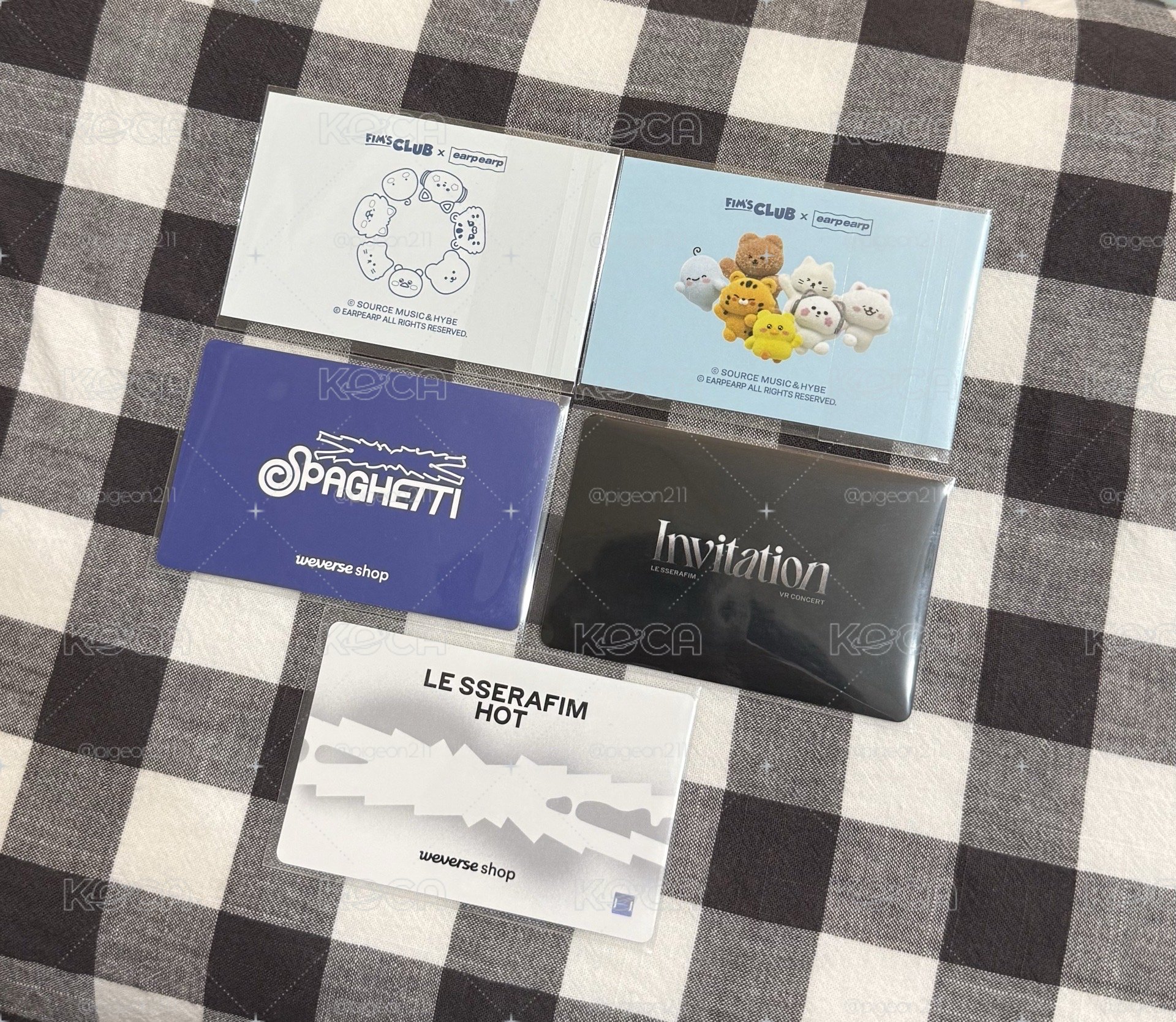 Le Sserafim 團卡