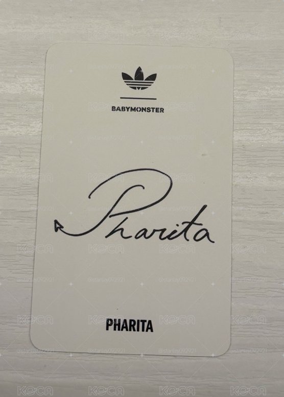 pharita 代言卡