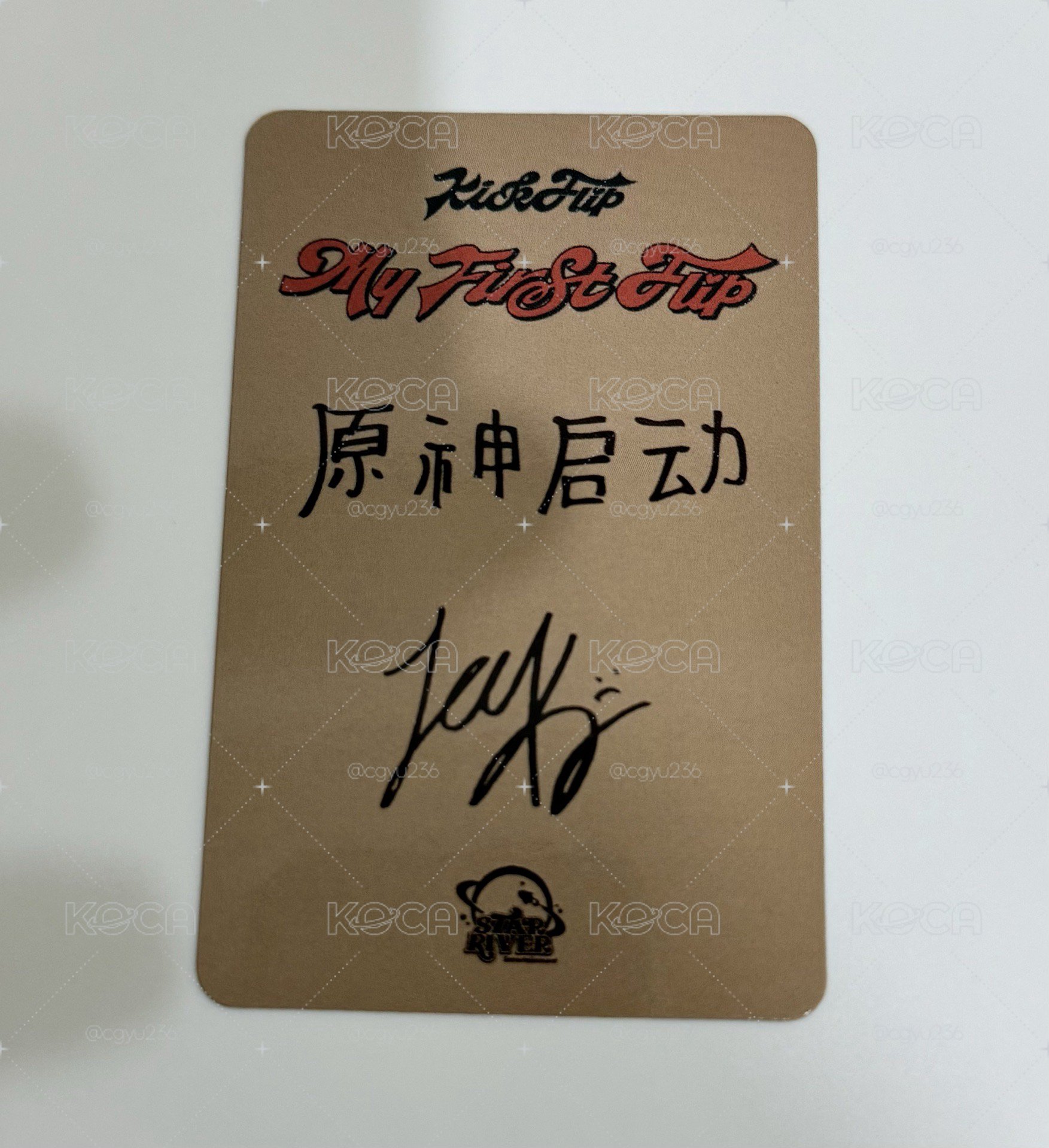 原神啟動 啟訓（中文卡背）