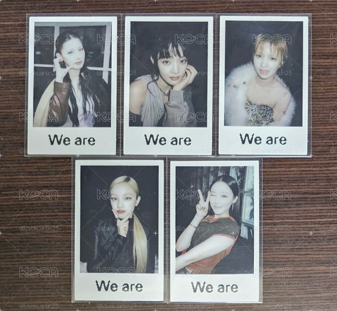 i-dle wvs特典一套 we are