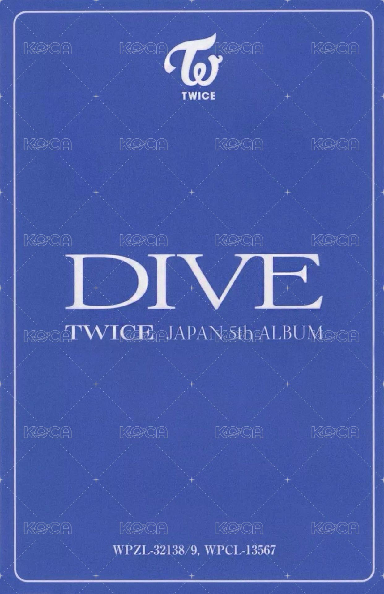 JP正規五 初回限定A/B盤 專輯卡  背面