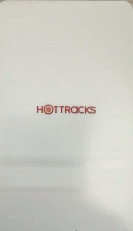 Kill This Love hottracks 特典卡  背面
