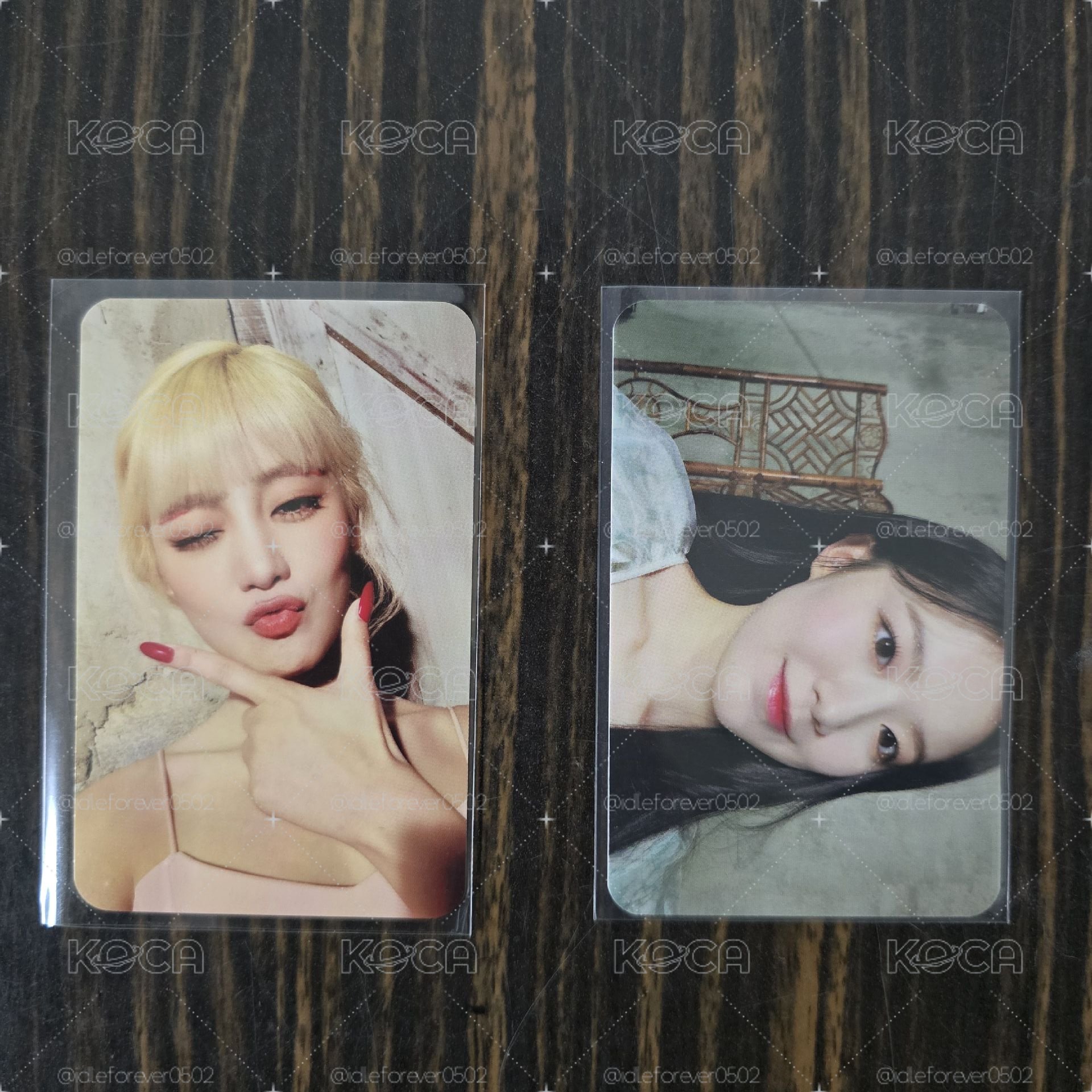 i-dle 迷四 I BURN MK1.0 簽售特典卡