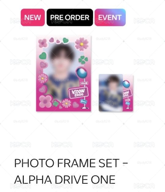 ALPHA DRIVE ONE2026 KCON JAPAN 文創小物】KCON 2026官方周邊