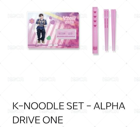 ALPHA DRIVE ONE2026 KCON JAPAN 文創小物】KCON 2026官方周邊