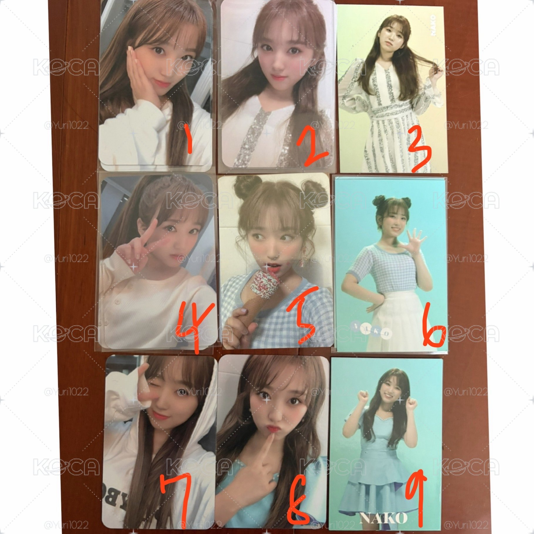 奈子 IZ*ONE 時期 Oneiric Diary 專輯卡 