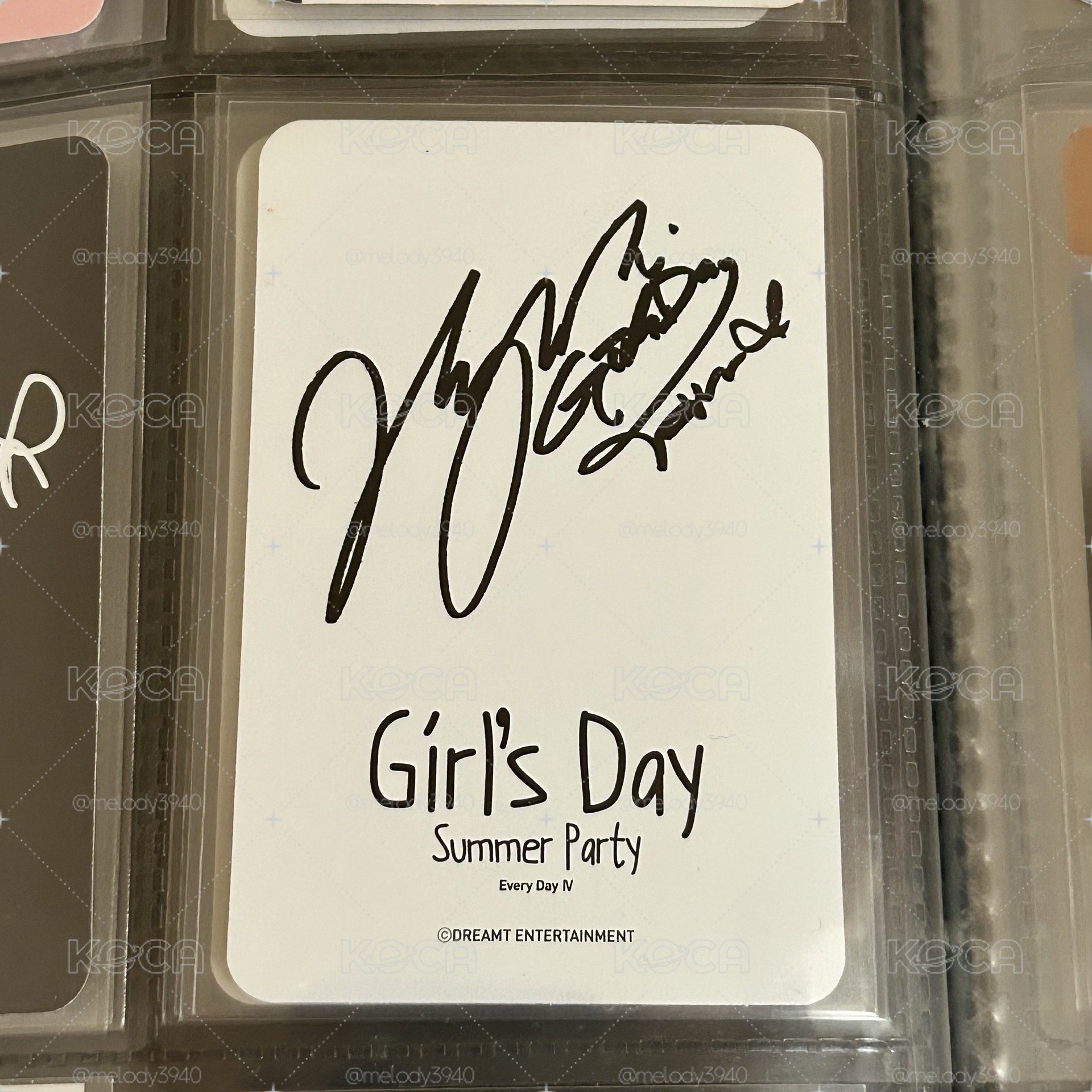 惠利 Girl’s day時期 專卡