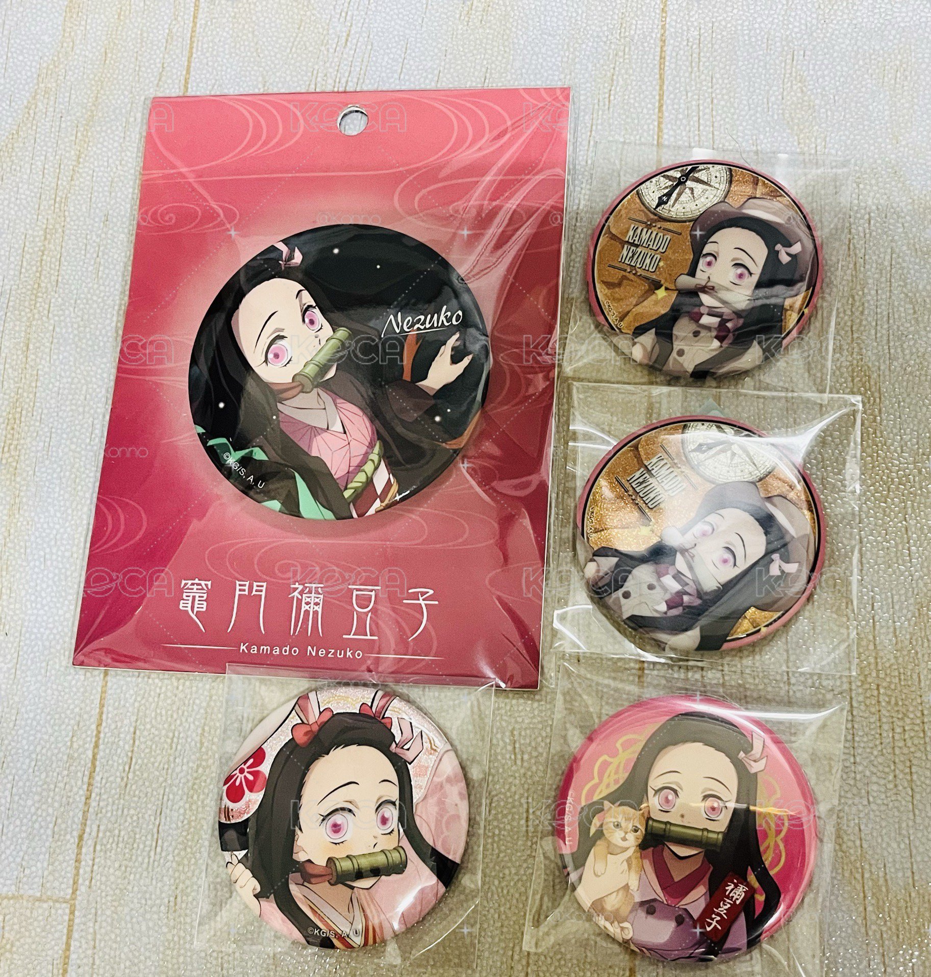 彌豆子徽章整圖一起出