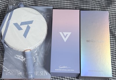 （現貨 三樣不拆出（含DK手燈吊飾） 可當日寄出）seventeen 一代 二代克拉棒 小鼓 手燈 應援棒