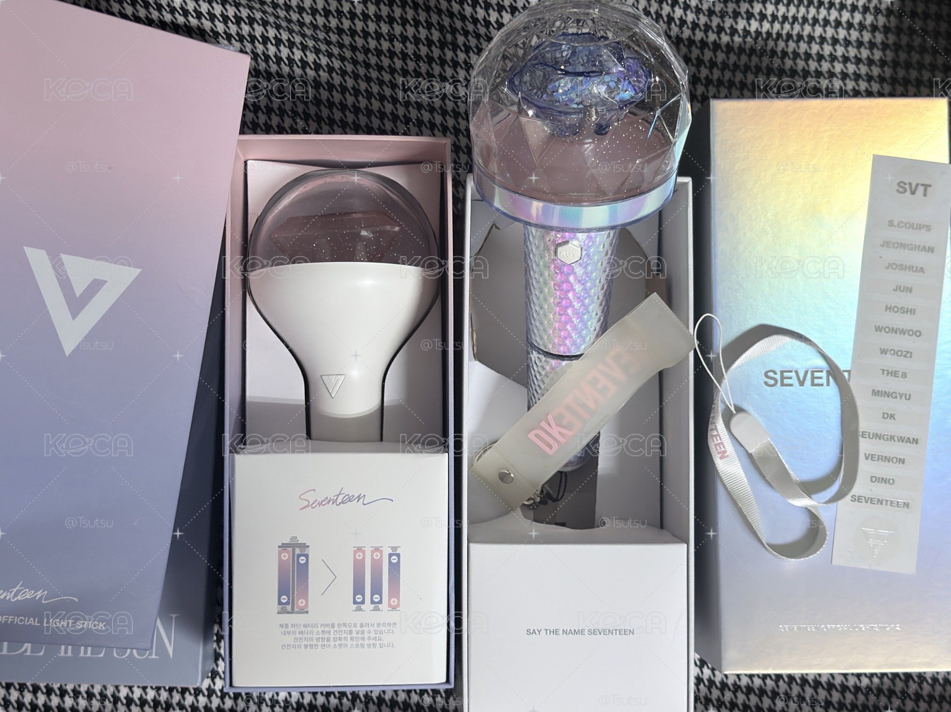 （現貨 三樣不拆出（含DK手燈吊飾） 可當日寄出）seventeen 一代 二代克拉棒 小鼓 手燈 應援棒