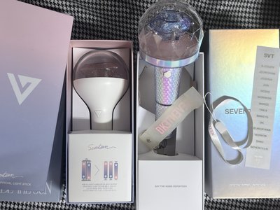 （現貨 三樣不拆出（含DK手燈吊飾） 可當日寄出）seventeen 一代 二代克拉棒 小鼓 手燈 應援棒