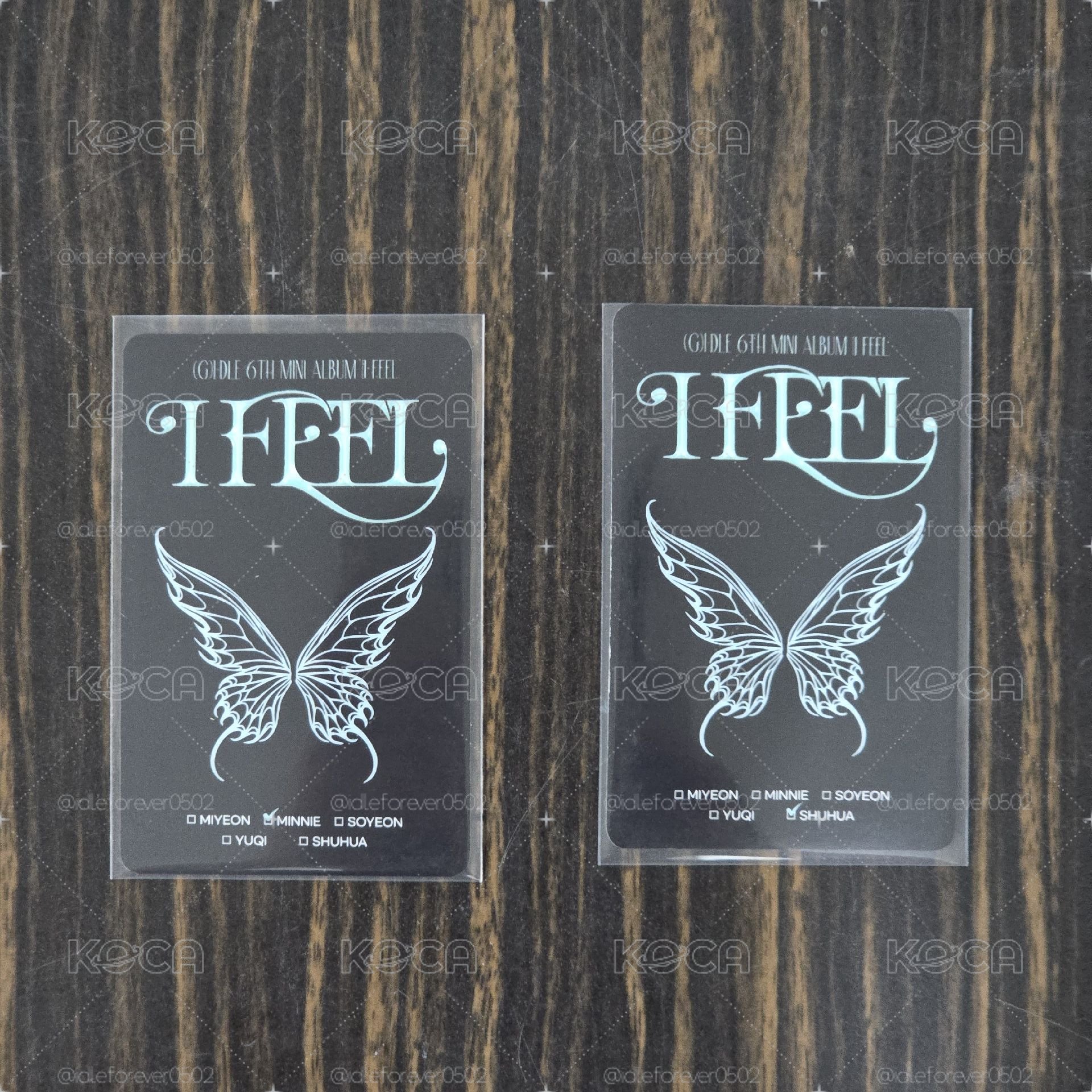 i-dle 迷六 I Feel Target 特典卡 專輯卡