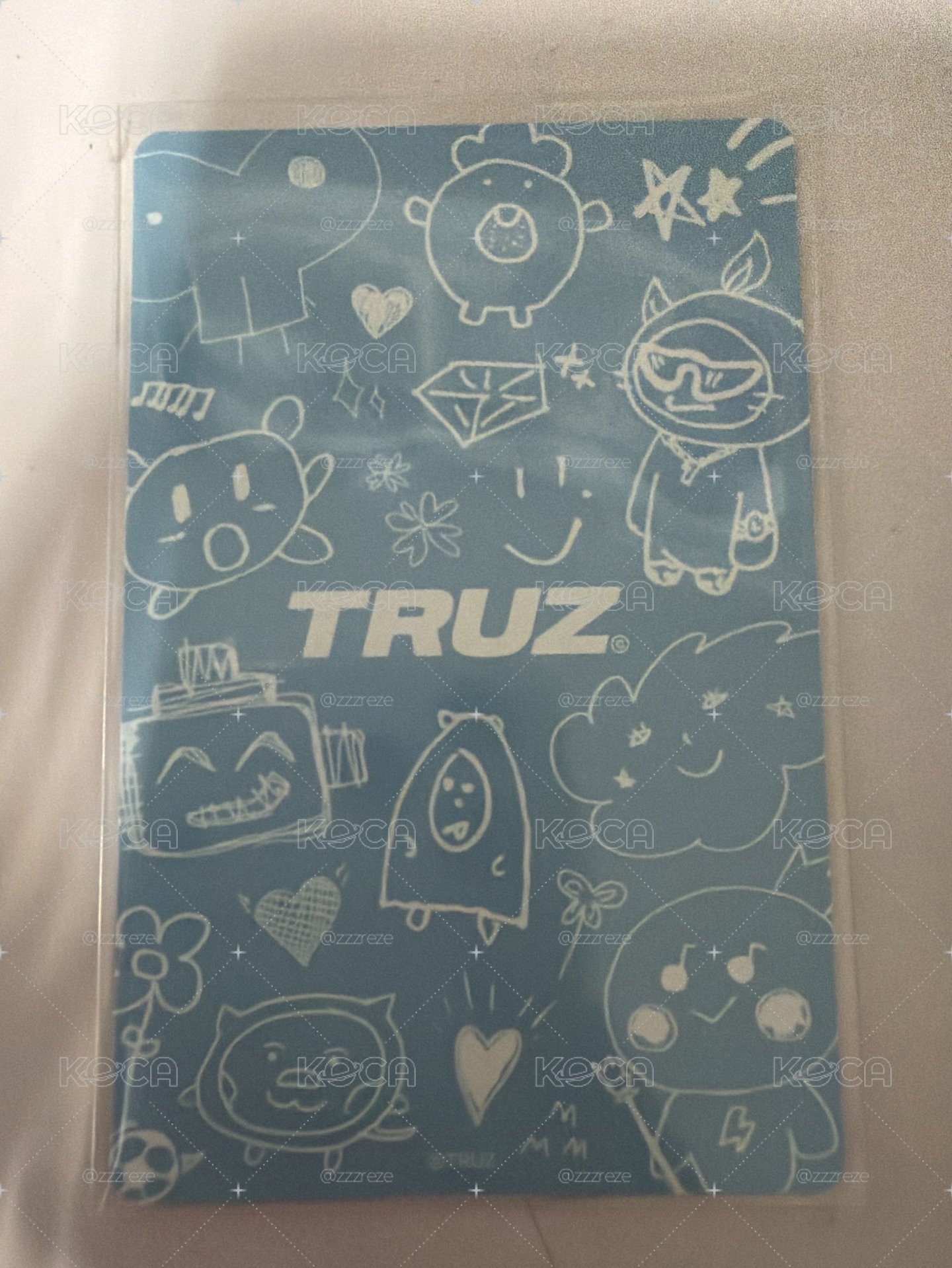 TREASURE 寶石盒 藍髮奎 TRUZ LINEFRIEND特典 金俊奎 金道榮